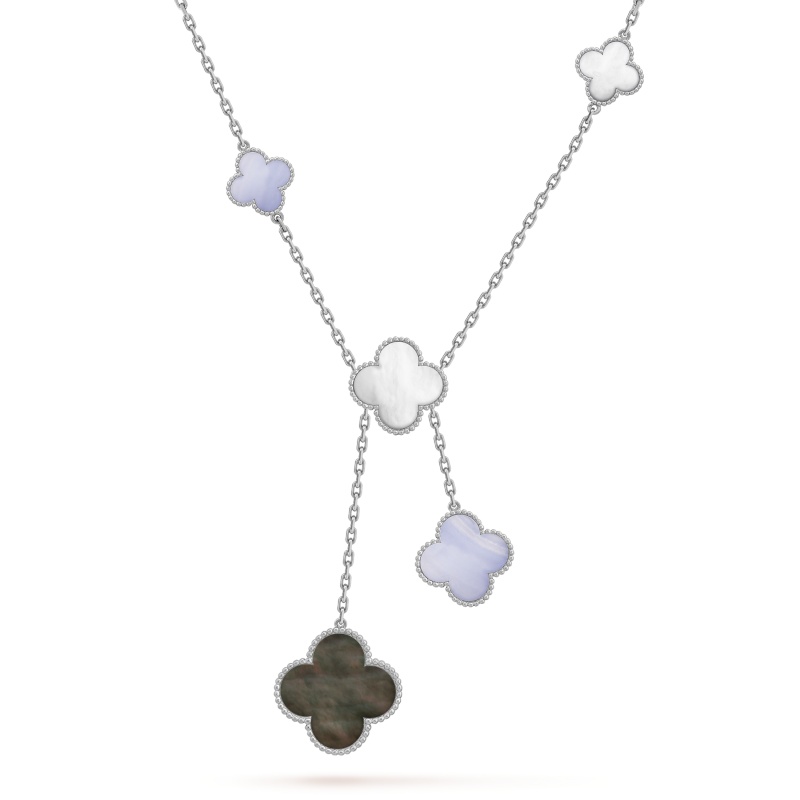Replicate Magic Alhambra necklace, 6 motifs(1:1 replica)