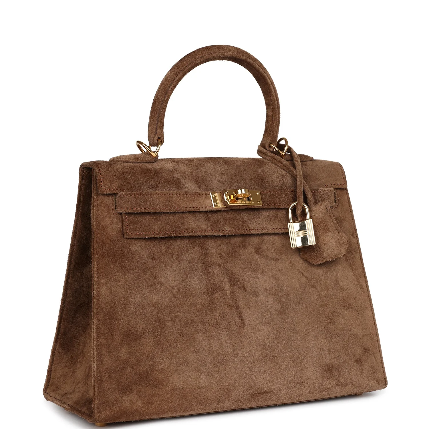 Replicate Vintage Hermes Kelly 25 Brown Doblis Gold Hardware(1:1 replica)