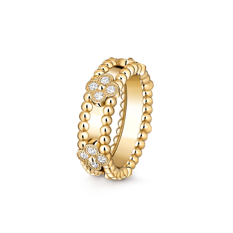 Replicate Perlée sweet clovers ring(1:1 replica)