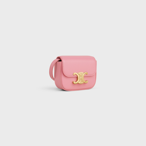 Replicate MINI CLAUDE IN SHINY CALFSKIN ROSE(1:1 replica)