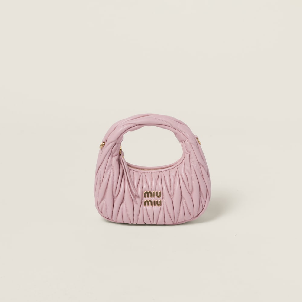 Replicate Wander matelassé nappa leather hobo mini-bag(1:1 replica)