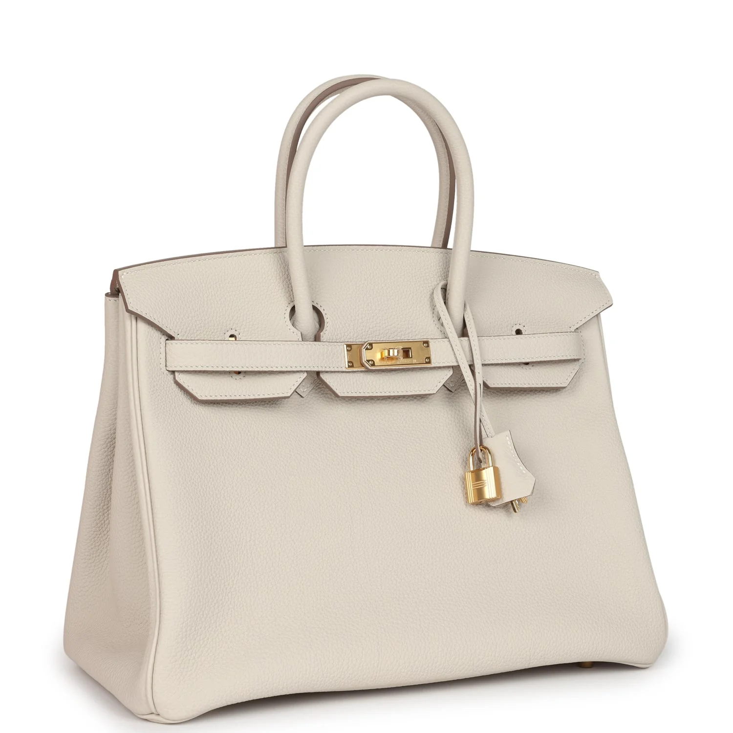 Replicate Hermes Birkin 35 Craie Togo Gold Hardware(1:1 replica)