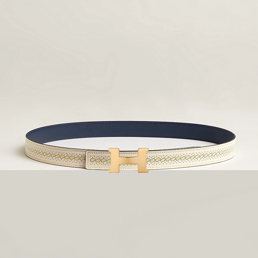 Replicate Mini Constance belt buckle   Bandana leather strap 24 mm(1:1 replica)