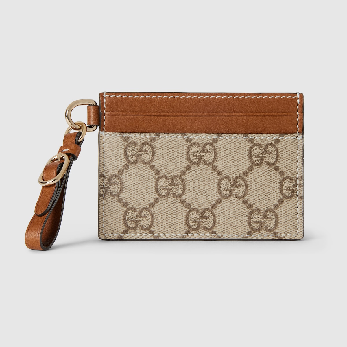 Replicate GG Emblem Card Case With Strap(1:1 replica)