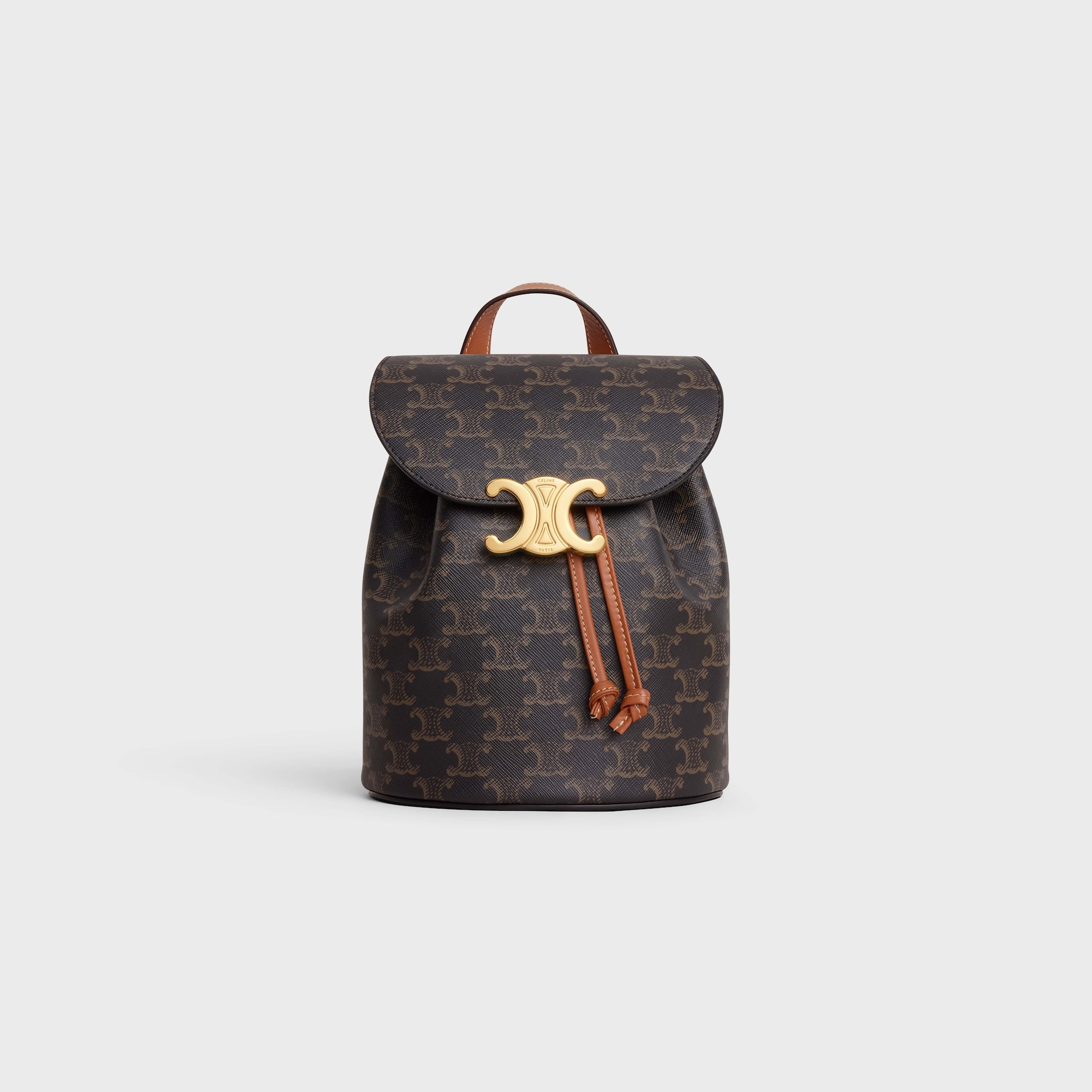 Replicate BACKPACK CELINE BONNIE IN TRIOMPHE CANVAS AND CALFSKIN(1:1 replica)