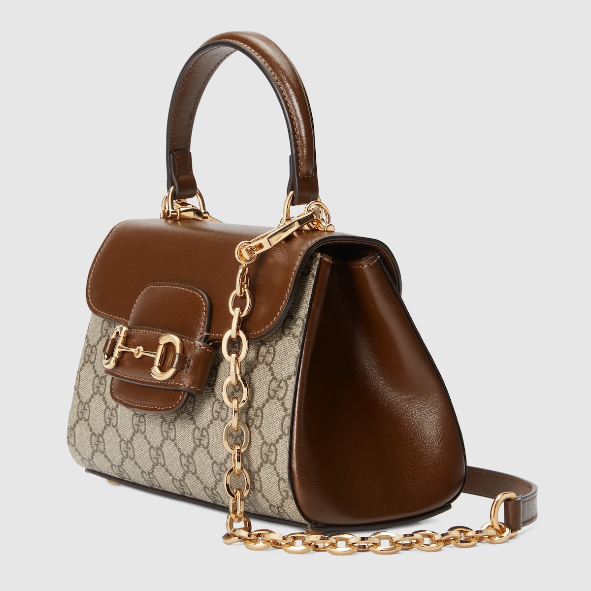 Replicate Gucci Horsebit 1955 Mini Top Handle Bag(1:1 replica)