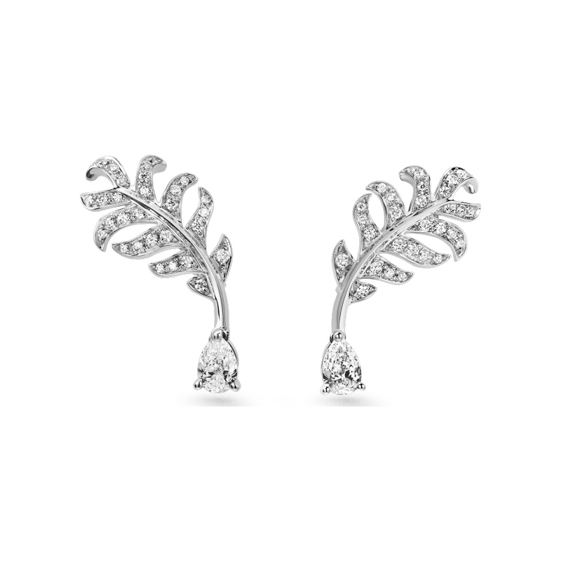 Replicate Plume de CHANEL earrings(1:1 replica)