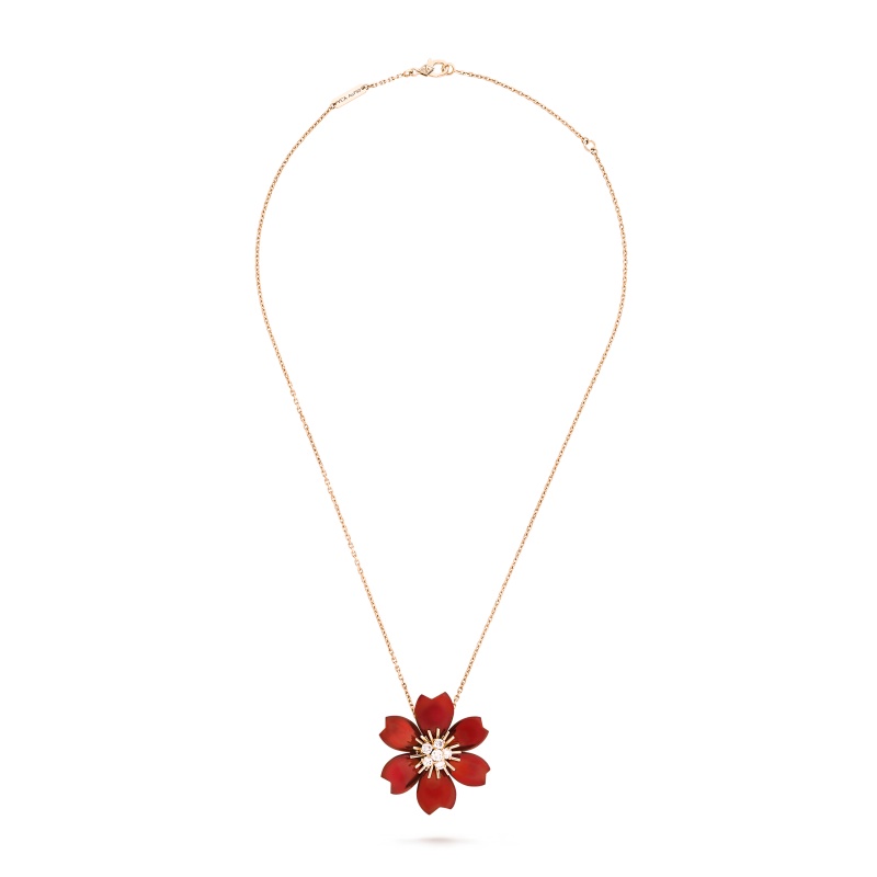 Replicate Rose de Noël clip pendant, small model(1:1 replica)