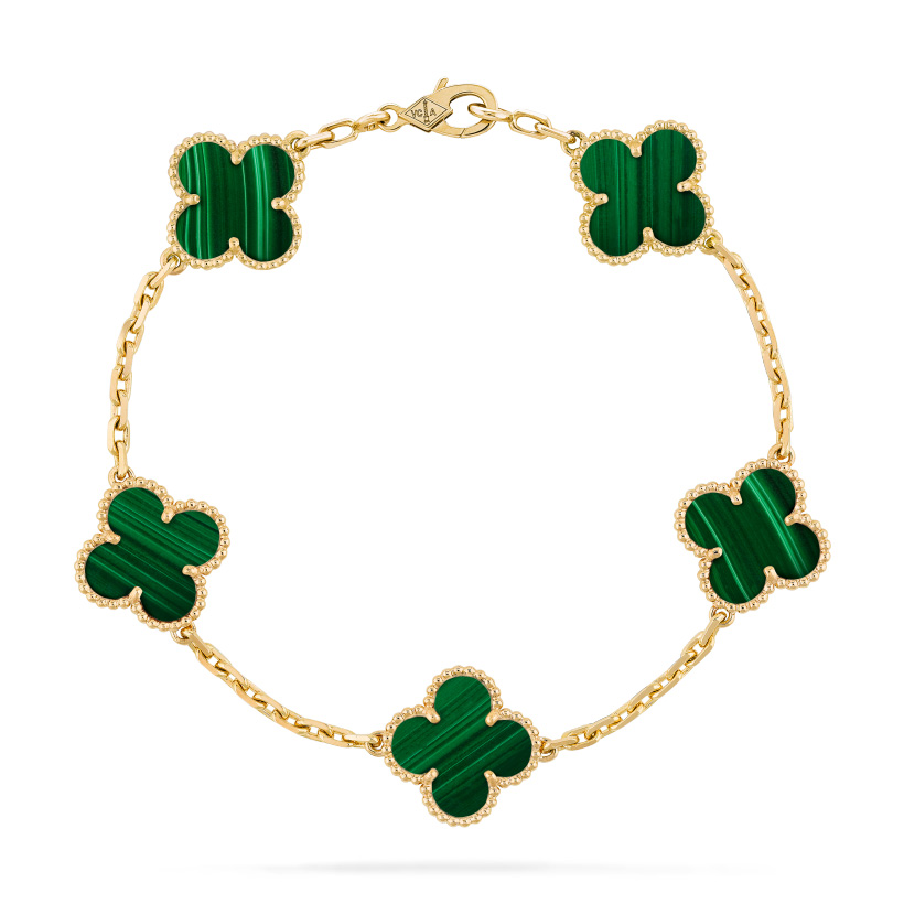 Replicate Vintage Alhambra bracelet, 5 motifs(1:1 replica)