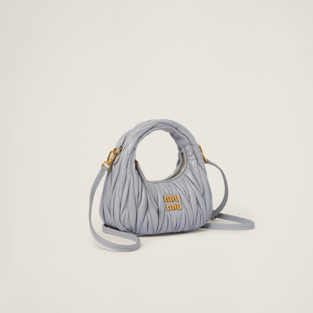 Replicate Wander matelassé nappa leather hobo mini-bag(1:1 replica)