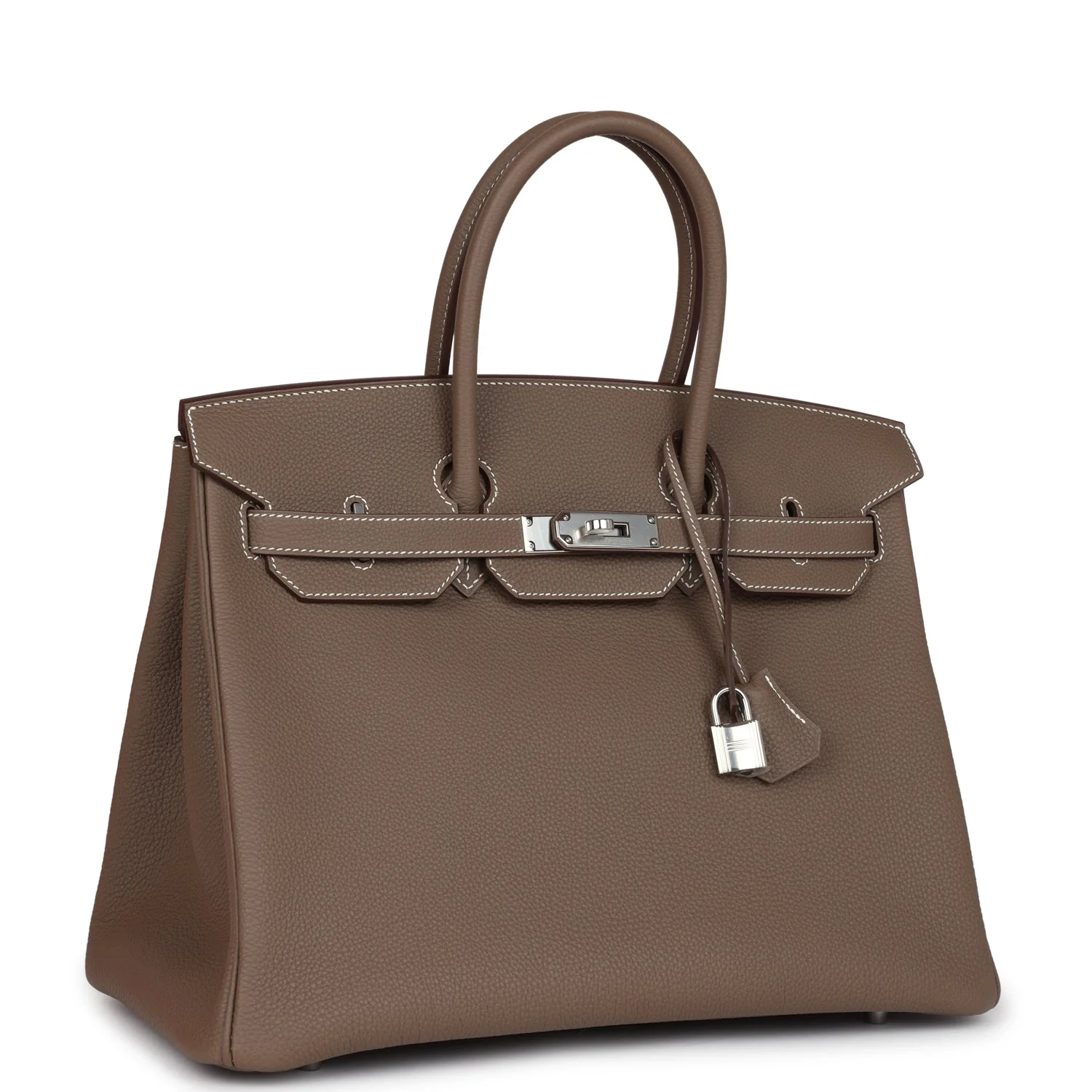 Replicate Hermes Birkin 35 Etoupe Togo Palladium Hardware(1:1 replica)