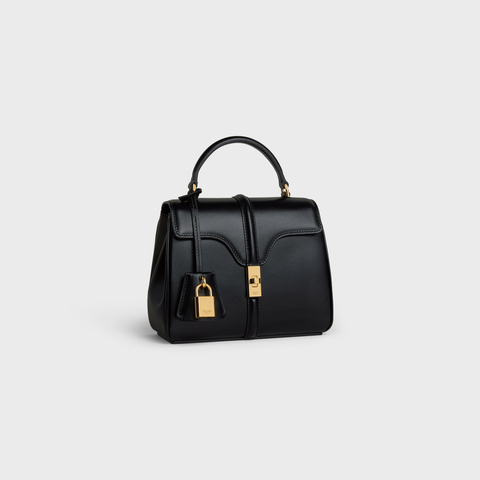 Replicate MINI 16 IN SATINATED CALFSKIN BLACK(1:1 replica)
