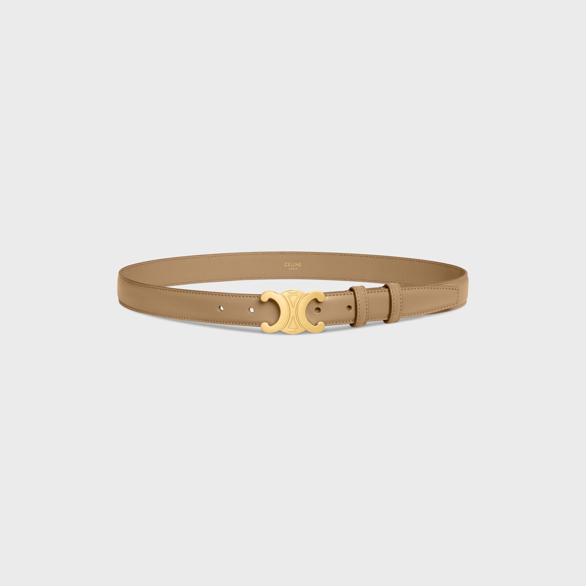Replicate Medium Triomphe Belt IN Taurillon Leather(1:1 replica)