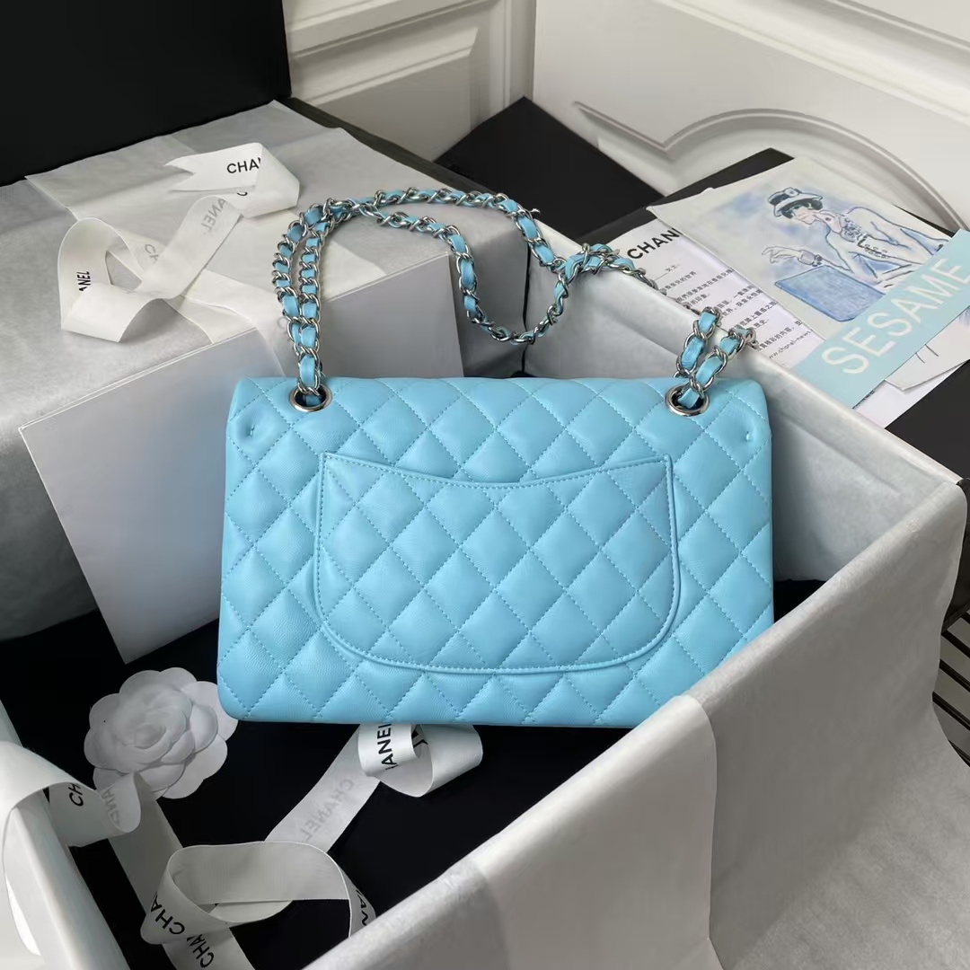 Replicate Chanel Classic 11.12 Handbag Silver Hardware(1:1 replica)