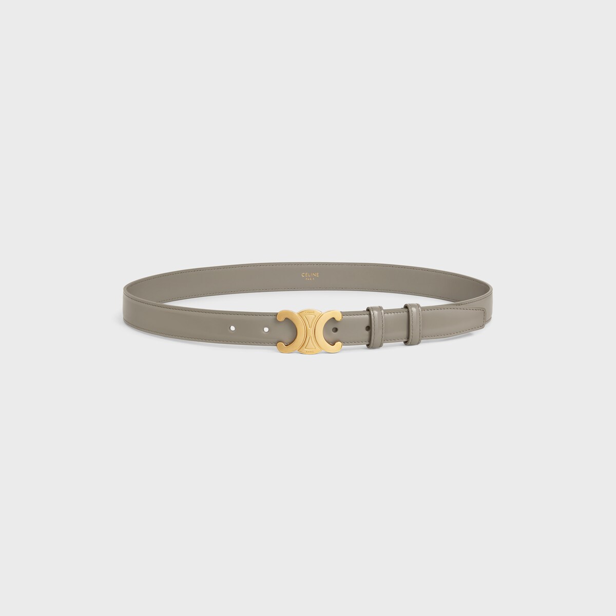 Replicate Medium Triomphe Belt in Taurillon Leather(1:1 replica)