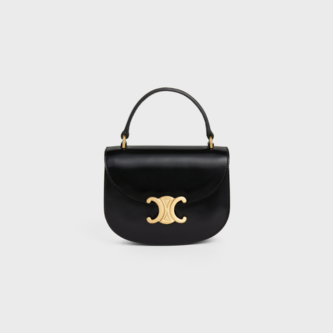 Replicate MINI BESACE CLEA IN SHINY CALFSKIN BLACK(1:1 replica)