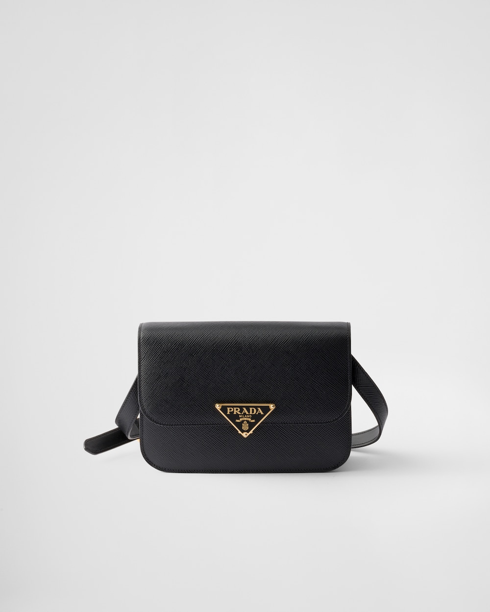 Replicate Saffiano Leather Flap Shoulder Bag(1:1 replica)
