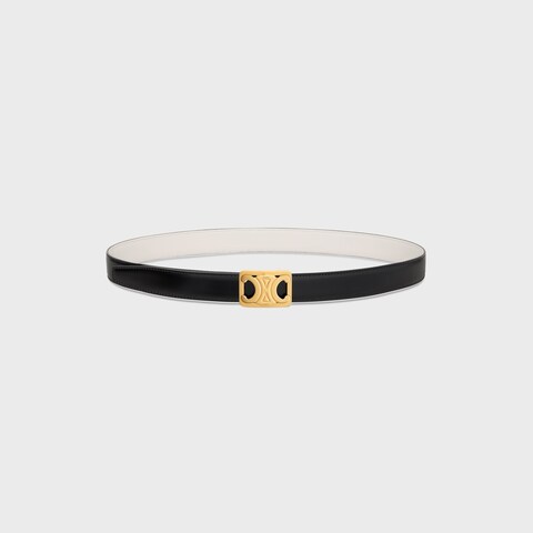 Replicate MEDIUM REVERSIBLE FRAMED TRIOMPHE BELT in TAURILLON(1:1 replica)