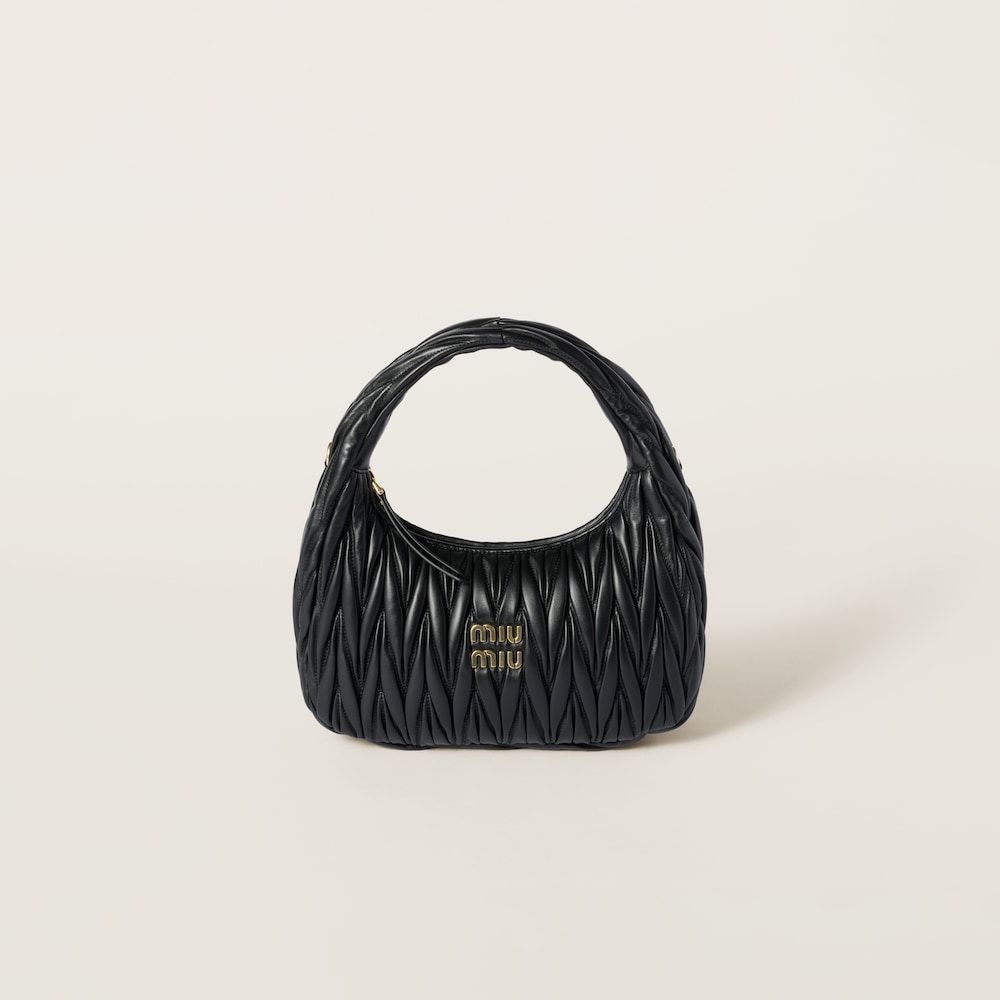 Replicate Regular wander matelassé nappa leather hobo bag(1:1 replica)