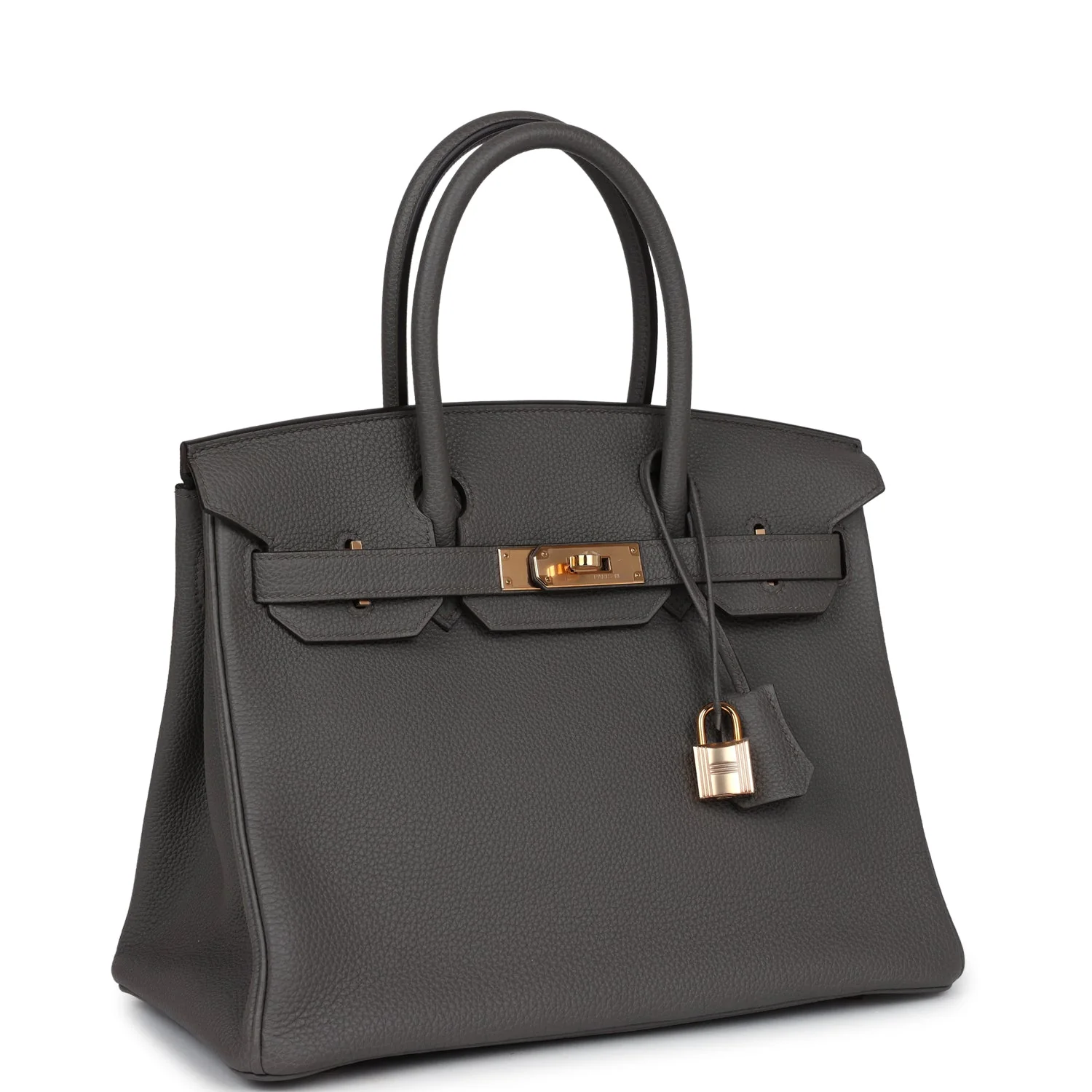 Replicate Hermes Birkin 30 Etain Togo Rose Gold Hardware(1:1 replica)