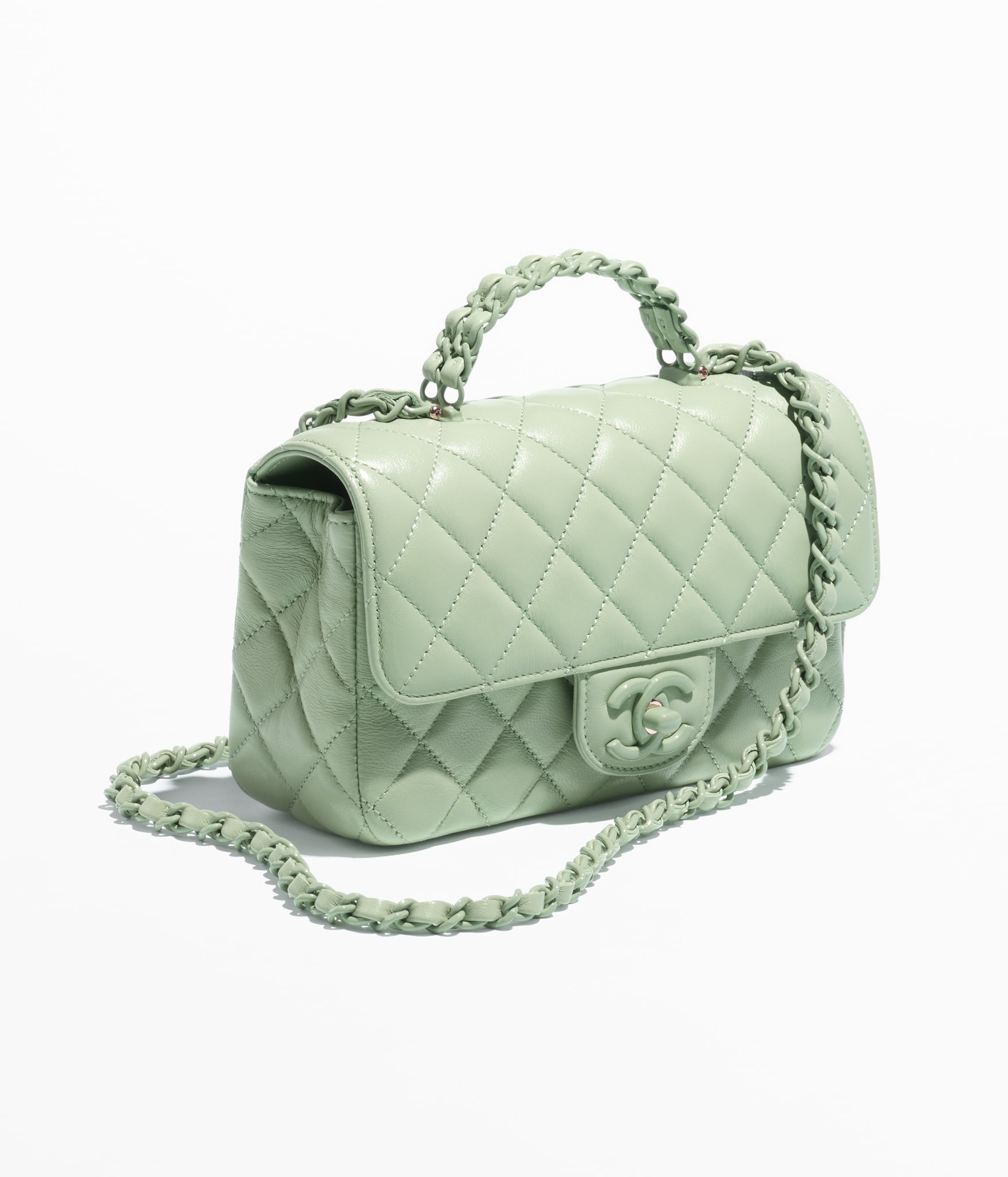 Replicate Mini Flap Bag with Top Handle(1:1 replica)