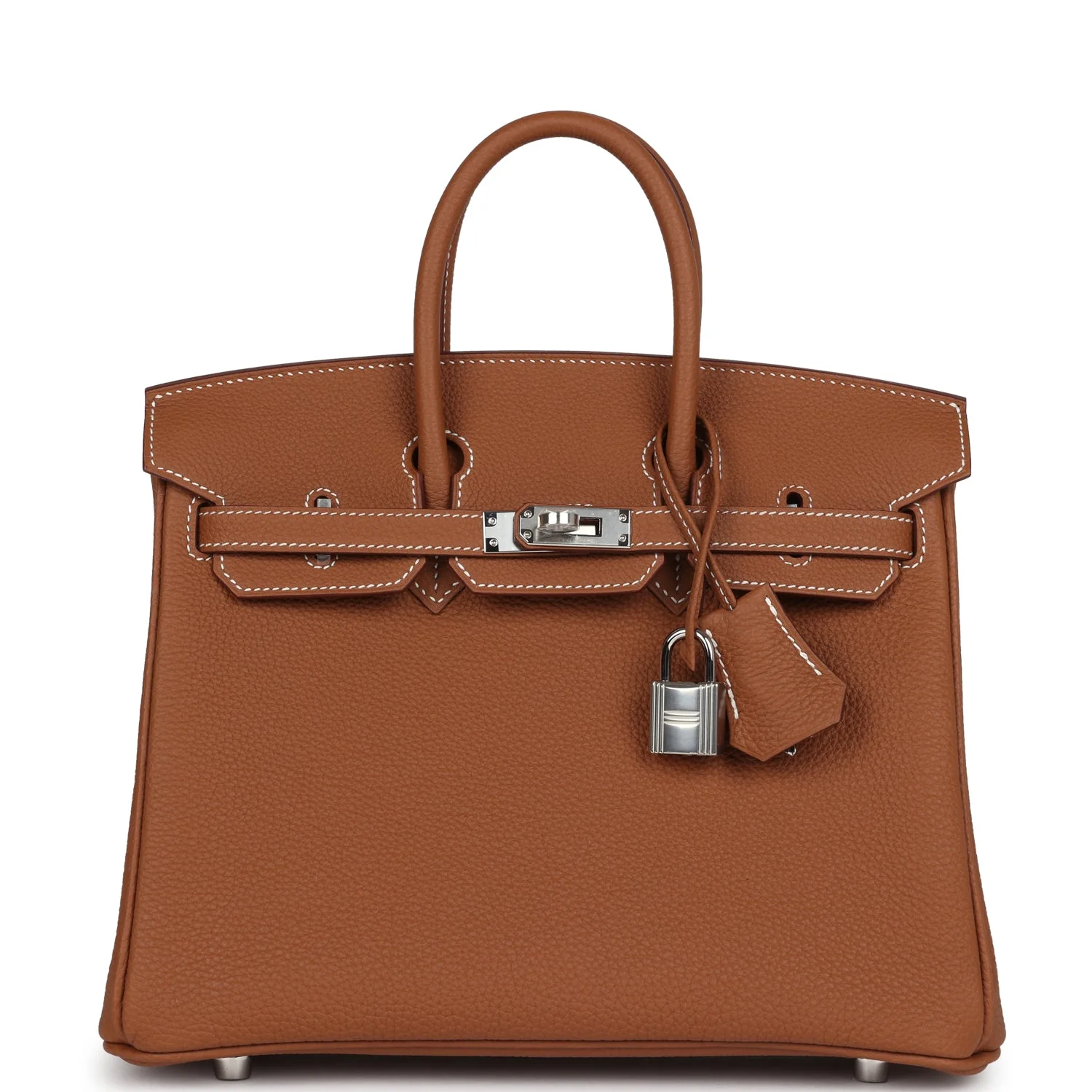 Replicate Hermes Birkin 25 Gold Togo Palladium Hardware(1:1 replica)