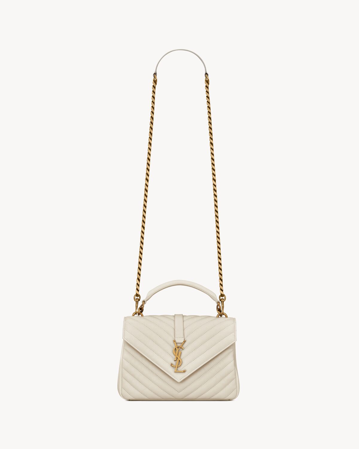 Replicate YSL College Medium in Quilted Leather(1:1 replica)