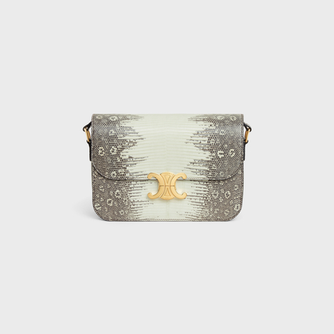 Replicate CLASSIQUE TRIOMPHE BAG IN LIZARD NATURAL(1:1 replica)