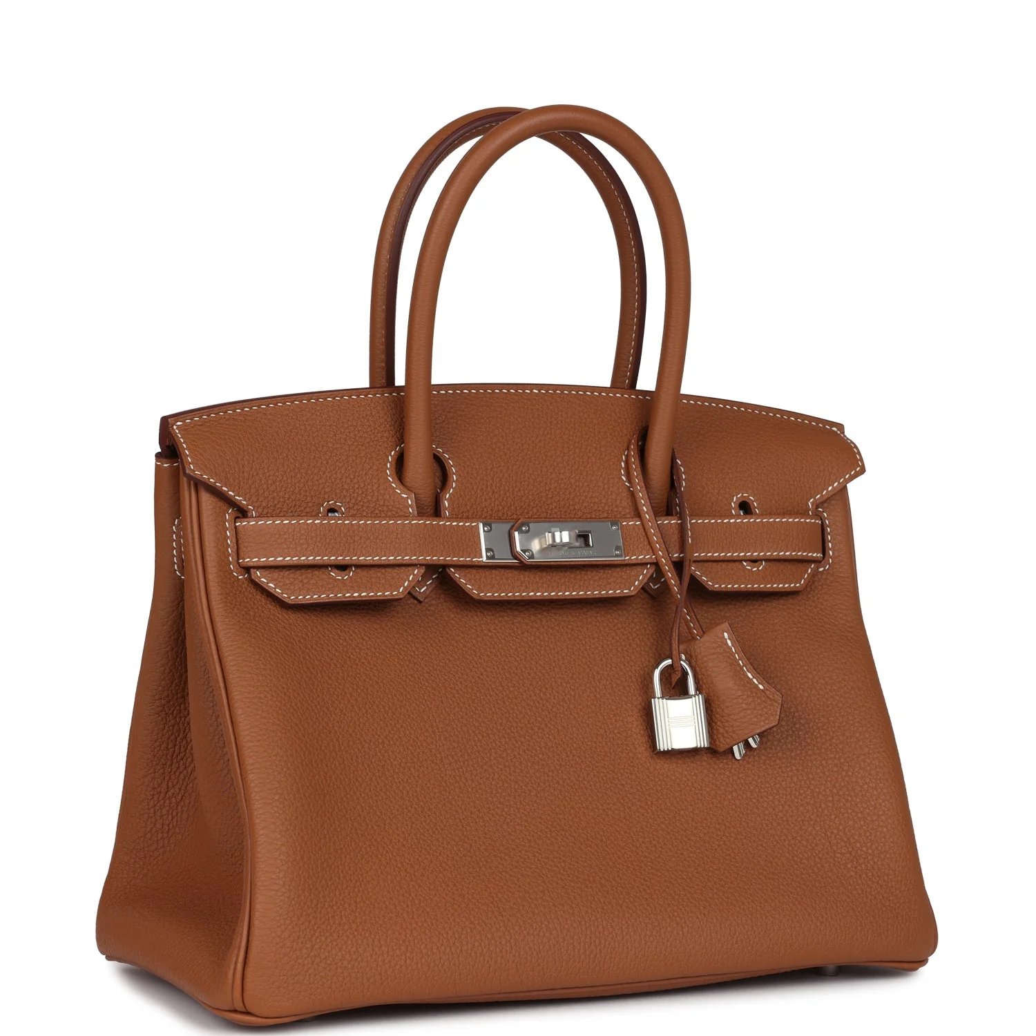 Replicate Hermes Birkin 30 Gold Togo Palladium Hardware(1:1 replica)