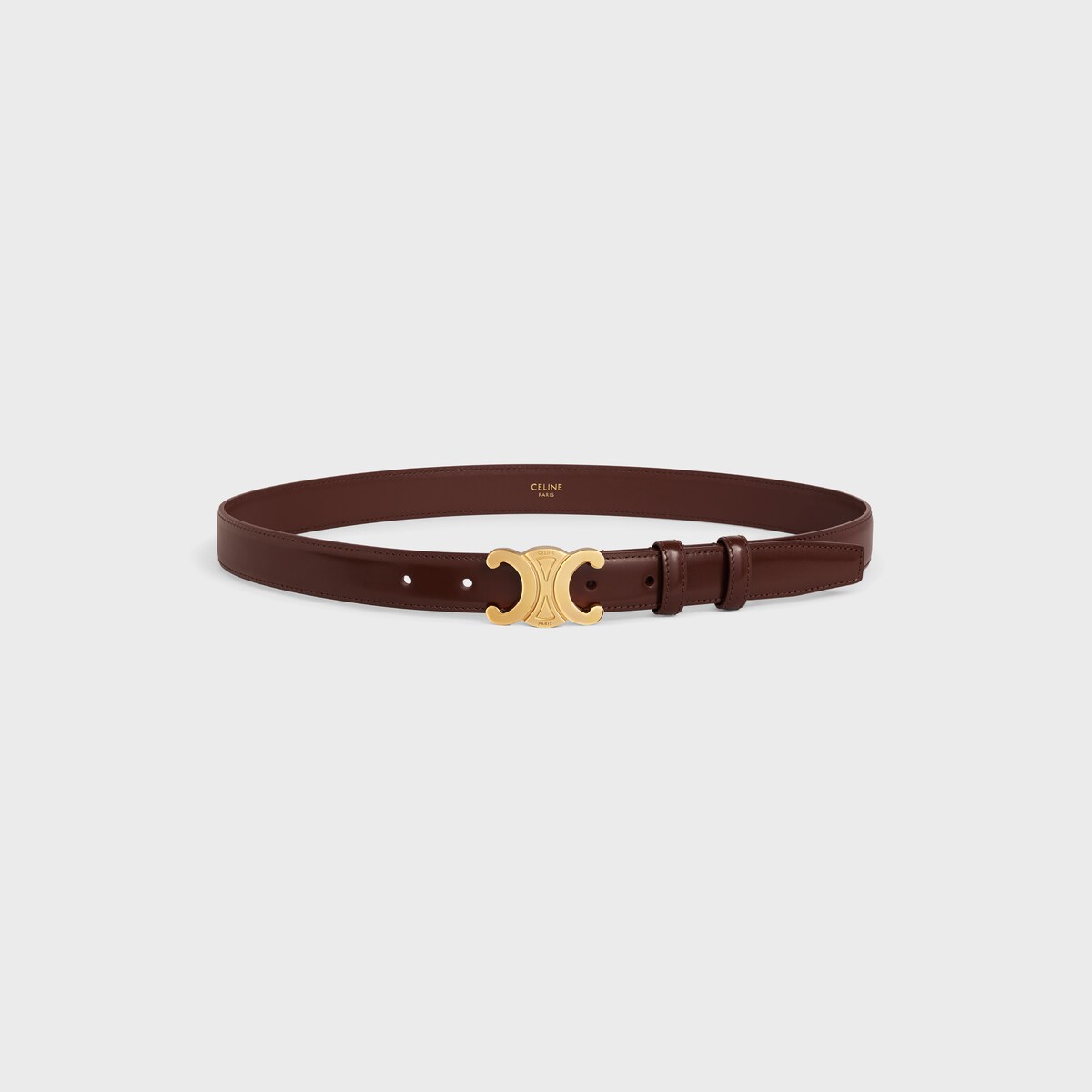 Replicate Medium Triomphe Belt in Taurillon Leather(1:1 replica)