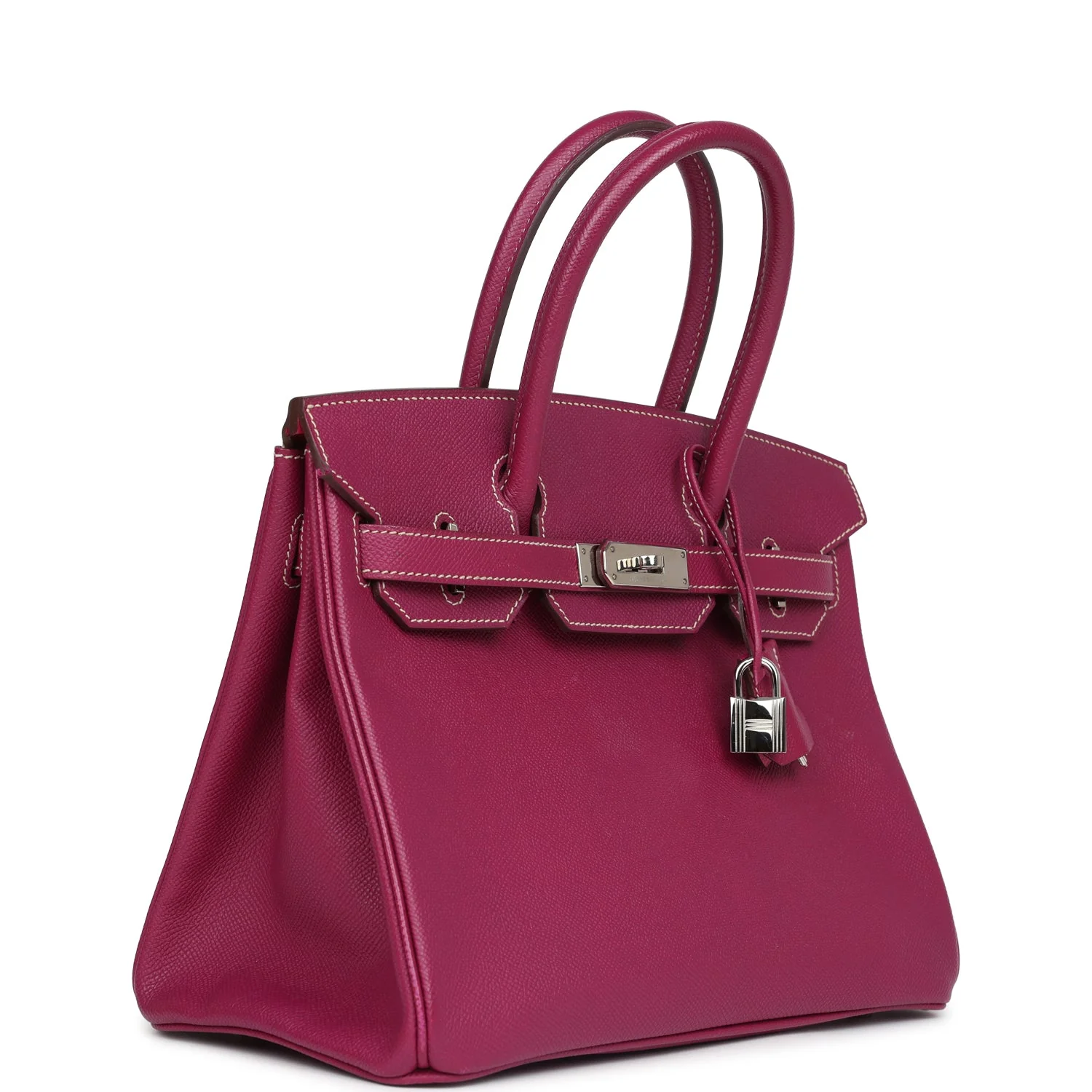 Replicate Hermes Birkin 30 Tosca Candy Epsom Palladium Hardware(1:1 replica)