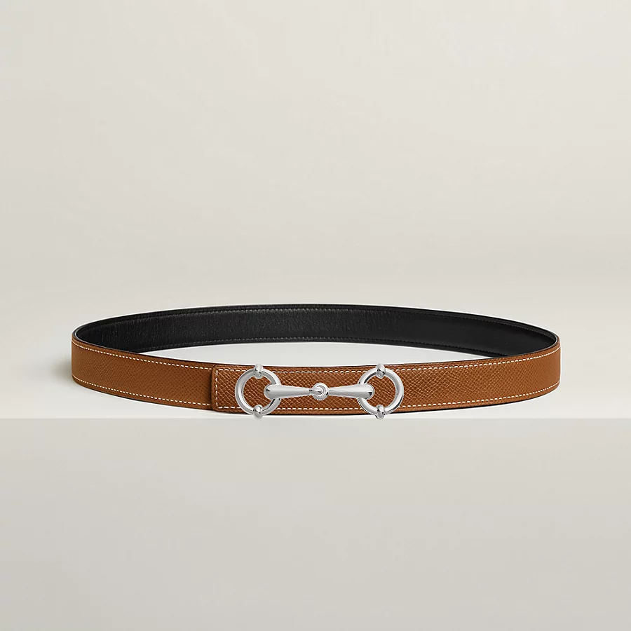 Replicate Lady Rider belt buckle   Reversible leather strap 24 mm(1:1 replica)