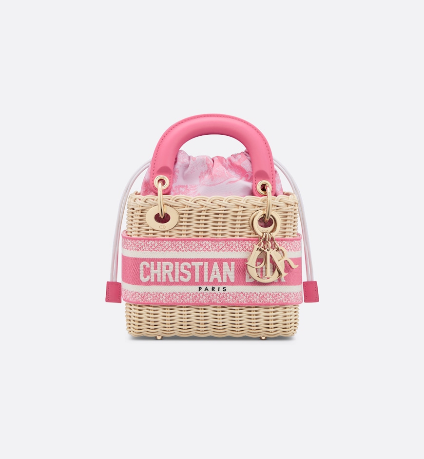 Replicate Dior Mini Dioriviera Lady Dior Bag(1:1 replica)