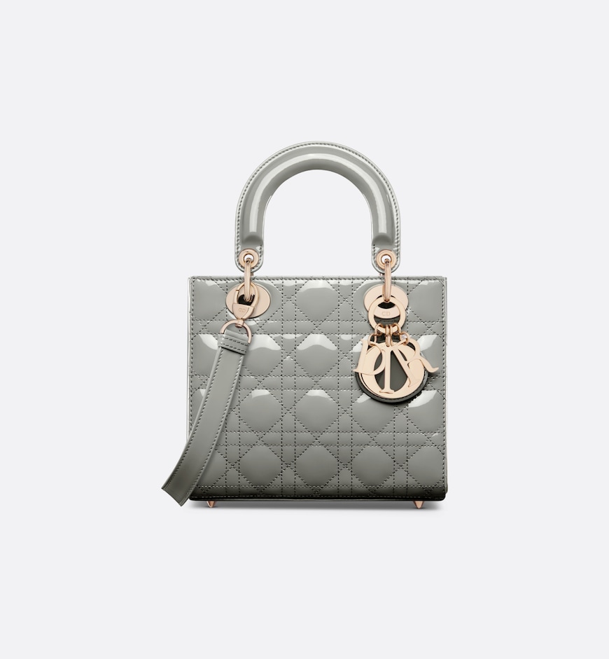 Replicate Dior Small Lady Dior Bag HandBags- patent leather(1:1 replica)