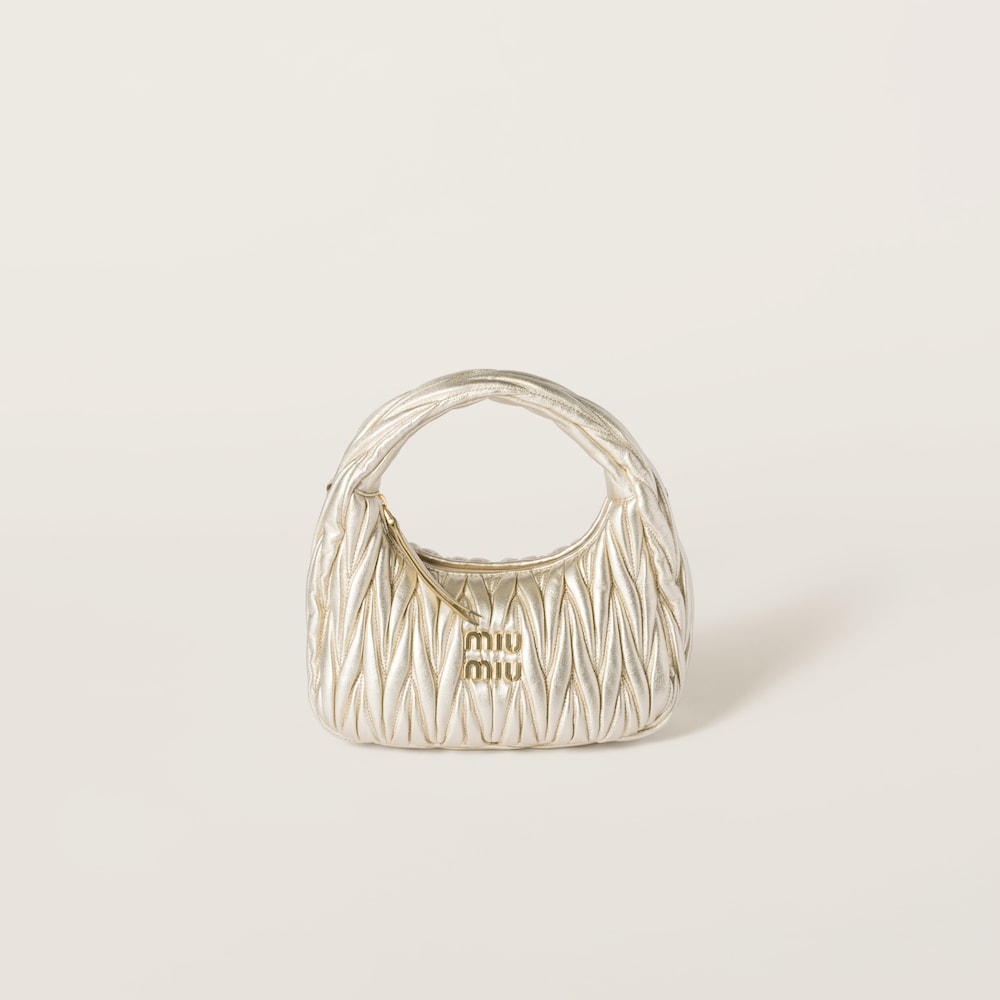 Replicate Wander matelassé nappa leather hobo bag(1:1 replica)