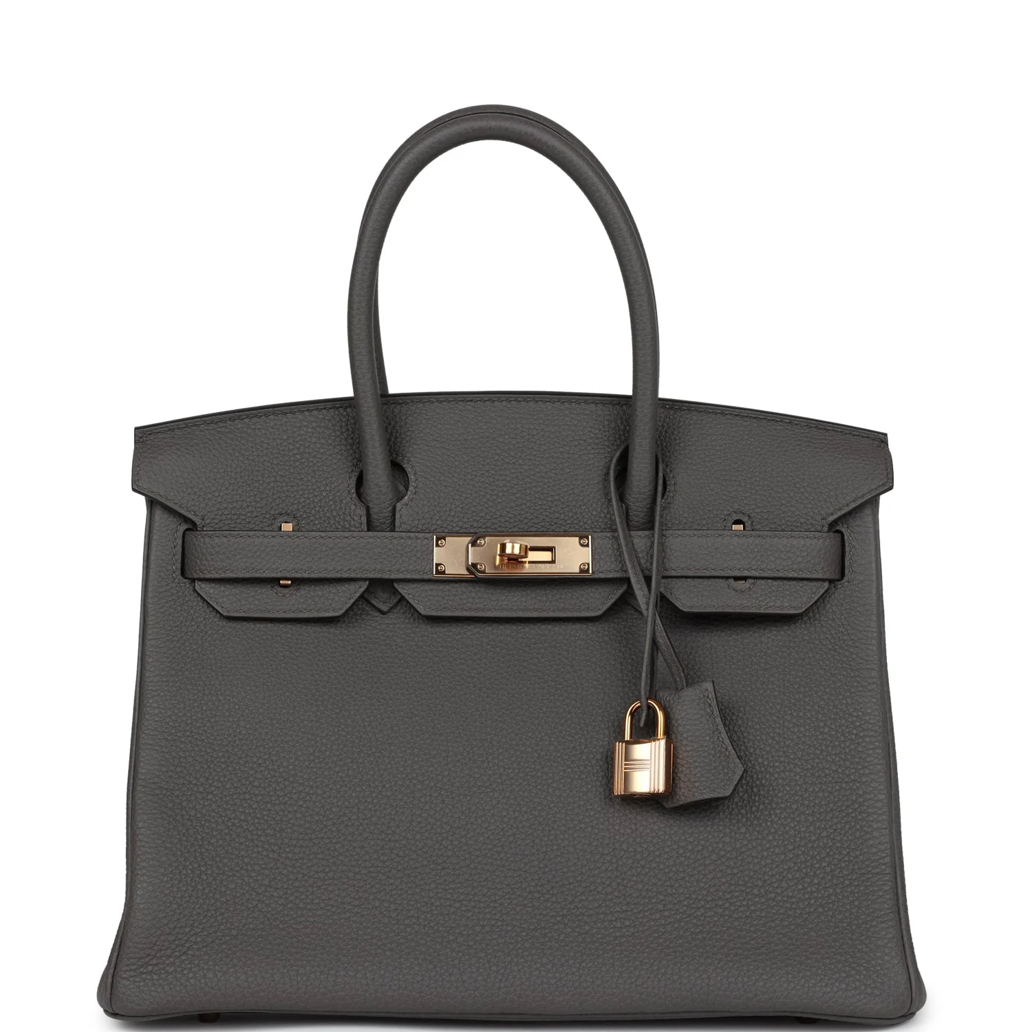 Replicate Hermes Birkin 30 Etain Togo Rose Gold Hardware(1:1 replica)
