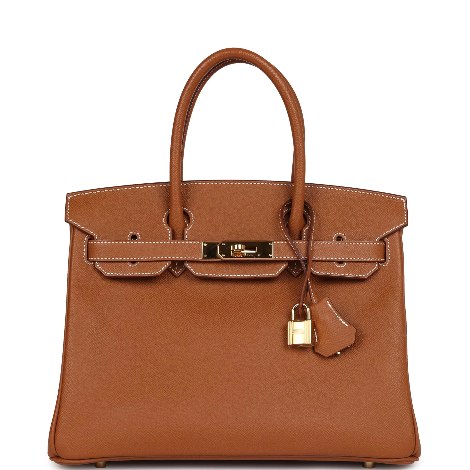 Replicate Hermes Birkin 30 Gold Epsom Gold Hardware(1:1 replica)