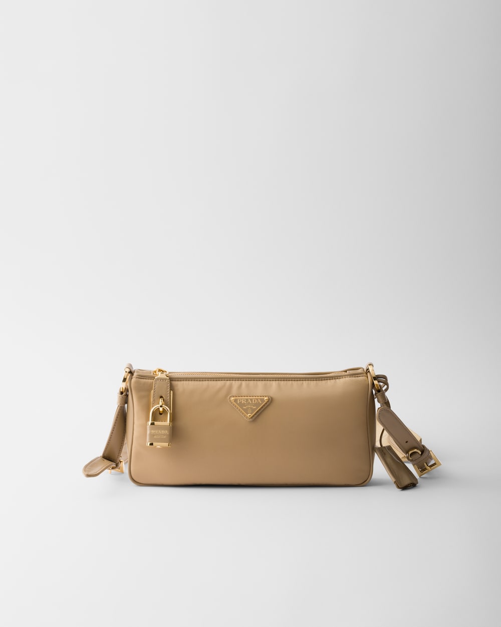 Replicate Small Re-Nylon and Leather Shoulder Bag(1:1 replica)