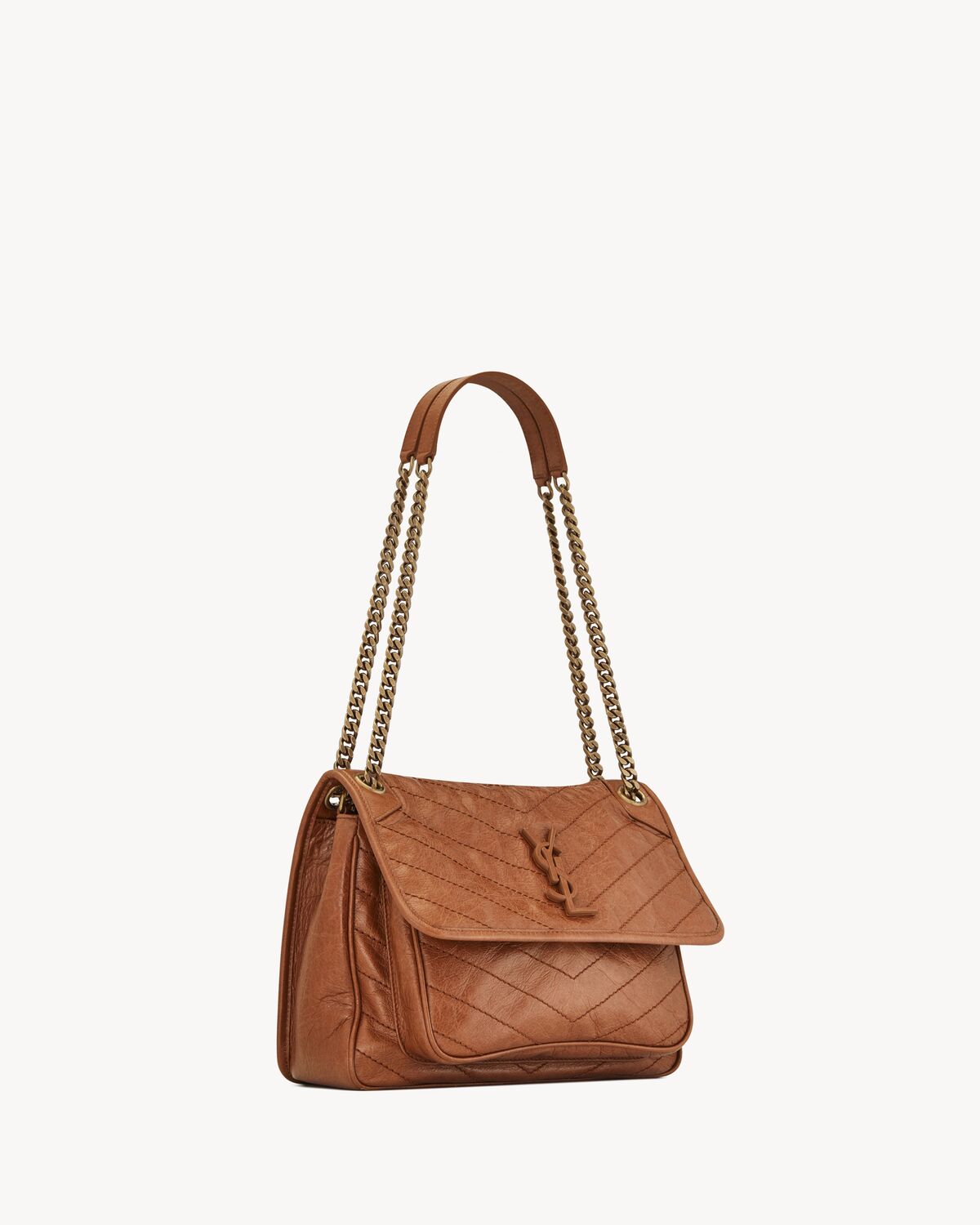 Replicate YSL Niki Medium in Vintage Leather(1:1 replica)