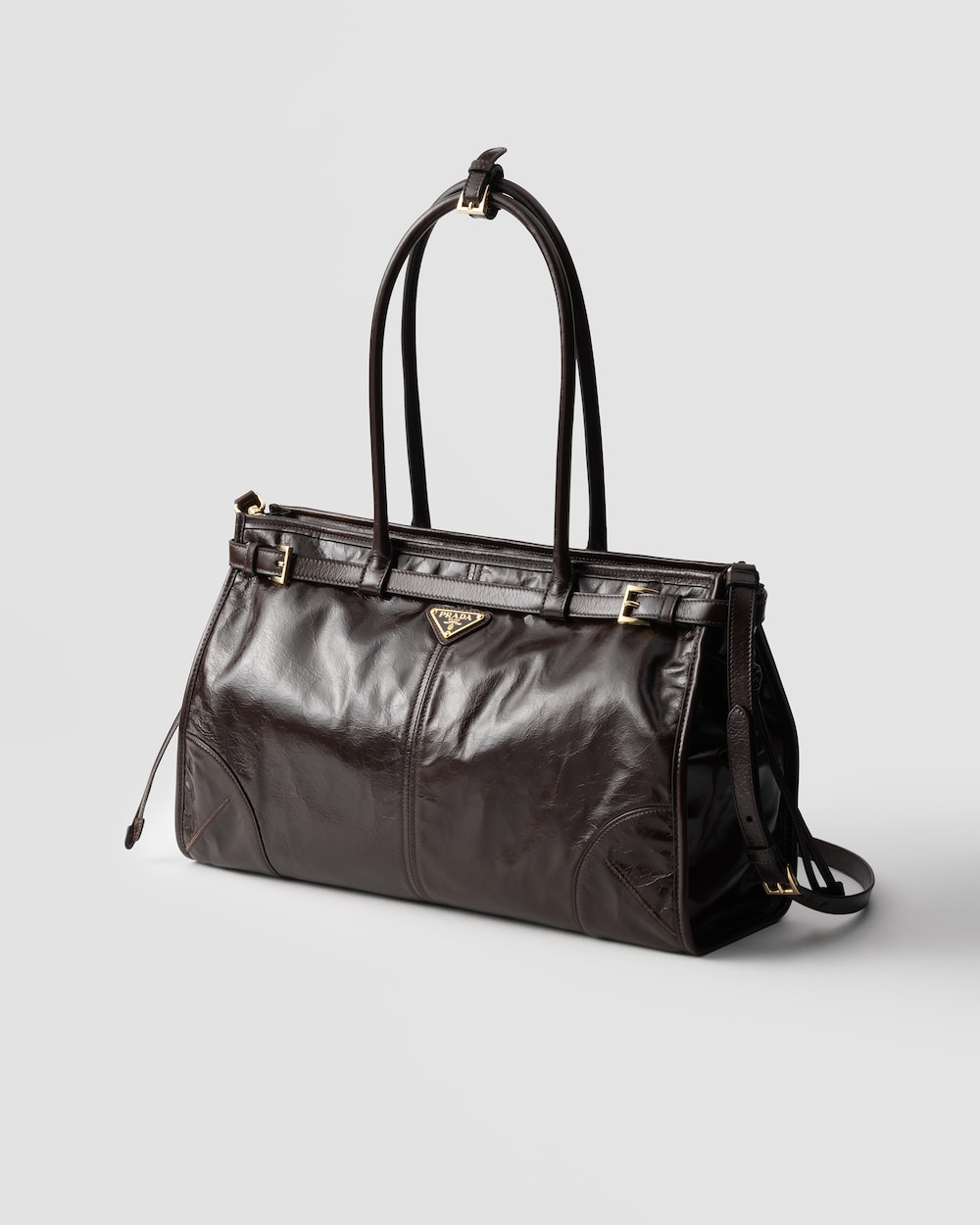 Replicate Prada Bonnie Large Leather Handbag(1:1 replica)