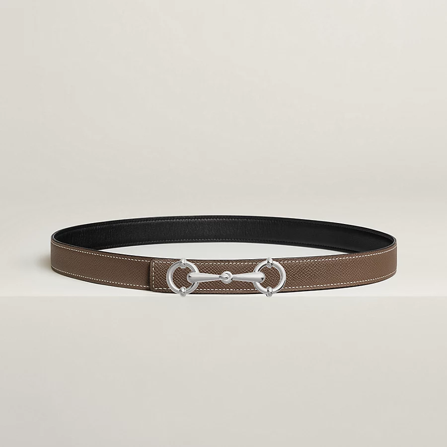 Replicate Lady Rider belt buckle   Reversible leather strap 24 mm(1:1 replica)