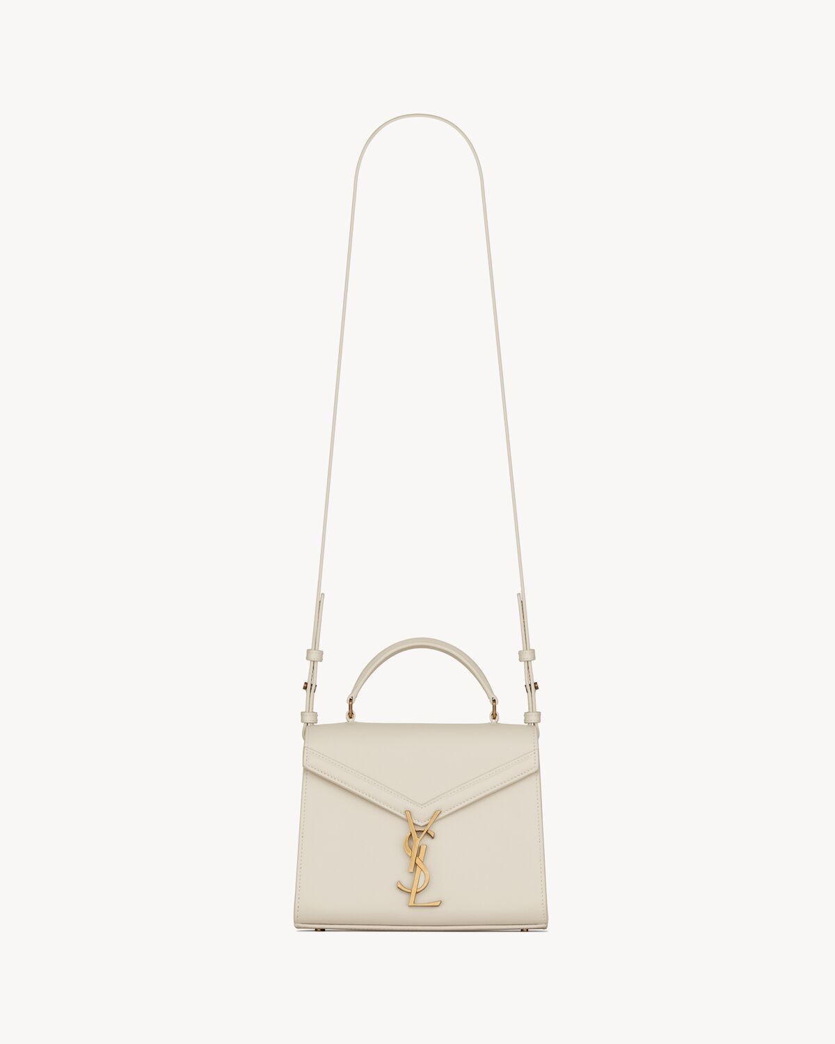 Replicate Cassandra Mini Top Handle Bag In Grain De Poudre Embossed Leather(1:1 replica)