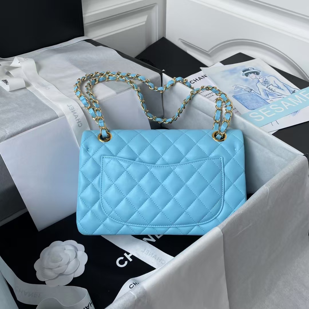 Replicate Chanel Small Classic Handbag Gold Hardware(1:1 replica)