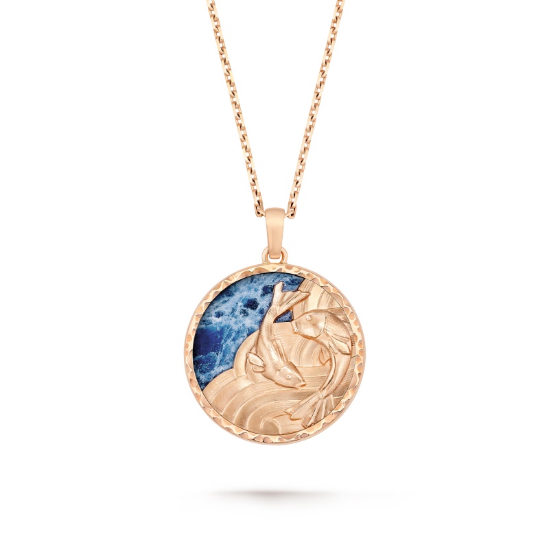 Replicate Zodiaque long necklace Piscium (Pisces)(1:1 replica)