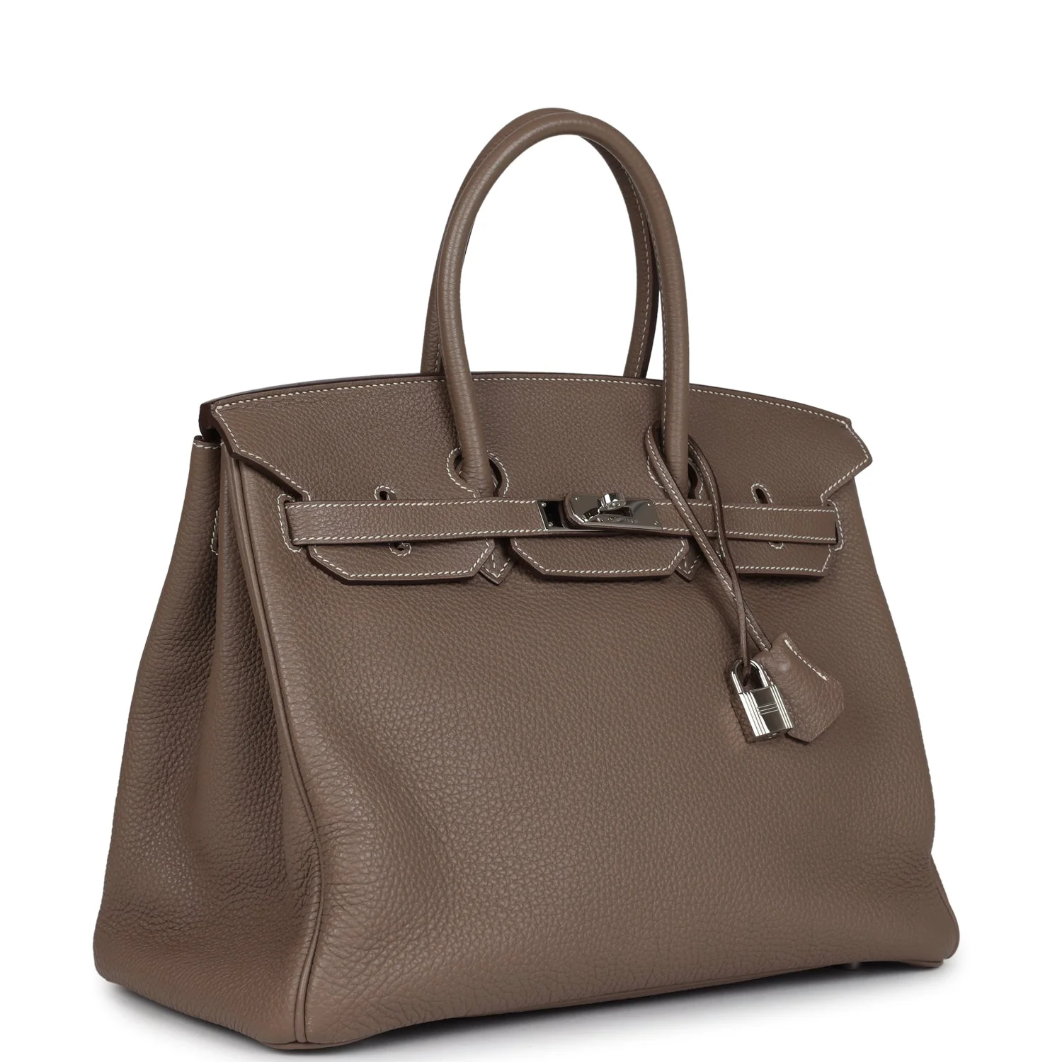 Replicate Hermes Birkin 35 Etoupe Togo Palladium Hardware(1:1 replica)