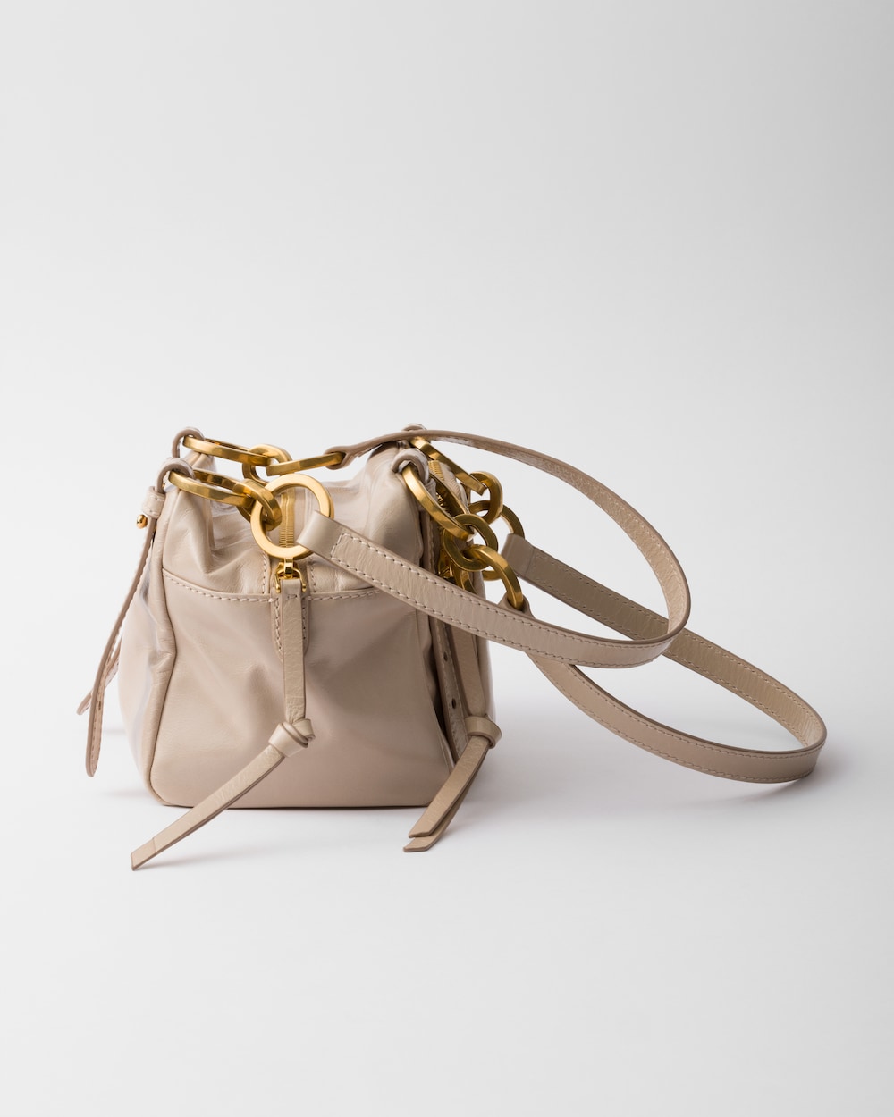 Replicate Prada Dangle Leather Top-Handle Mini-Bag(1:1 replica)