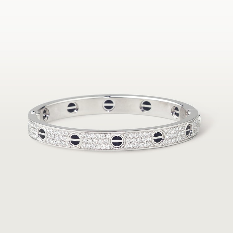 Replicate LOVE bracelet, classic model, paved, ceramic(1:1 replica)