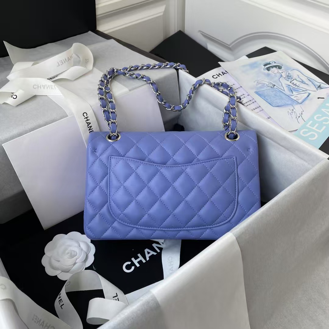 Replicate Chanel Small Classic Handbag Silver Hardware(1:1 replica)