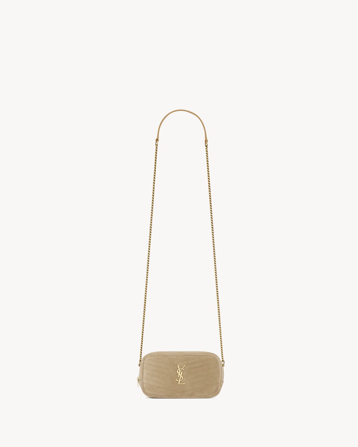 Replicate YSL Mini Lou In Quilted Suede(1:1 replica)