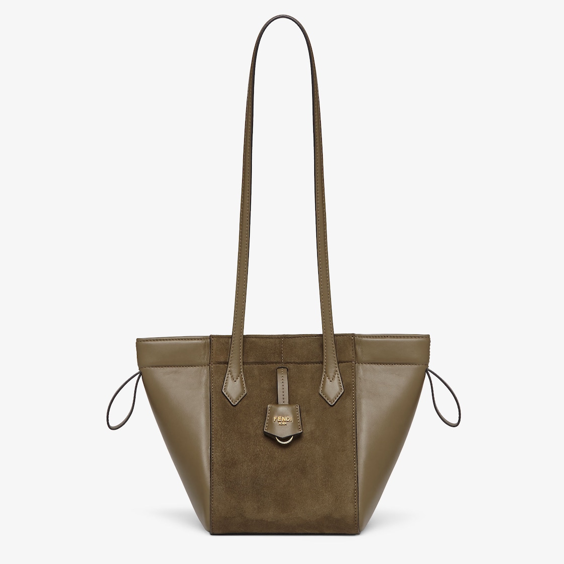 Replicate Fendi Origami Mini Transformable Suede and Leather Mini Bag(1:1 replica)